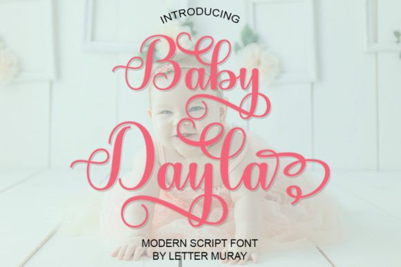 Baby Dayla Font: Elegant Script for Crafts
