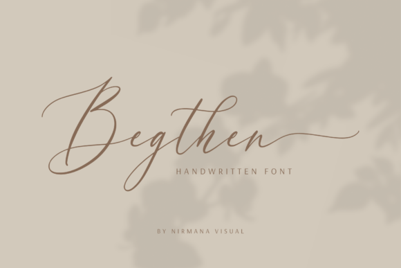 Begthen: A Script Font for Creative Campaigns