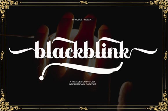 Blackblink Review: A Bold Blackletter Font