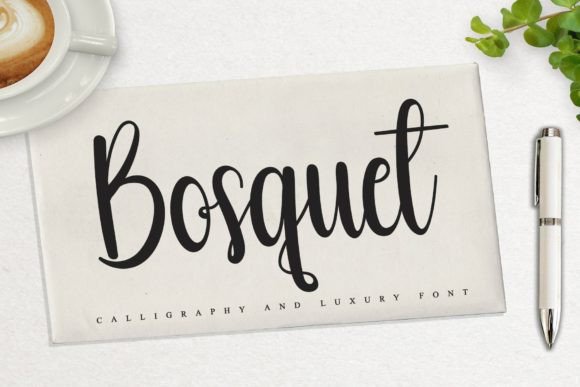 Bosquet: A Stylish Handwritten Font
