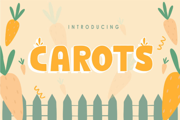 Carots: A Fancy Display Font