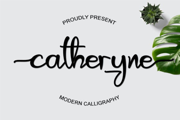 Catheryne: A Romantic Font for Web Design