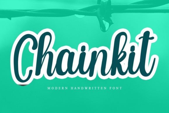 Chainkit: A Modern Handwritten Font