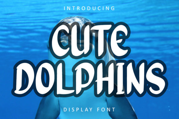 Cute Dolphins Font for Business