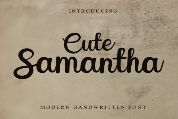 Cute Samantha Font Review