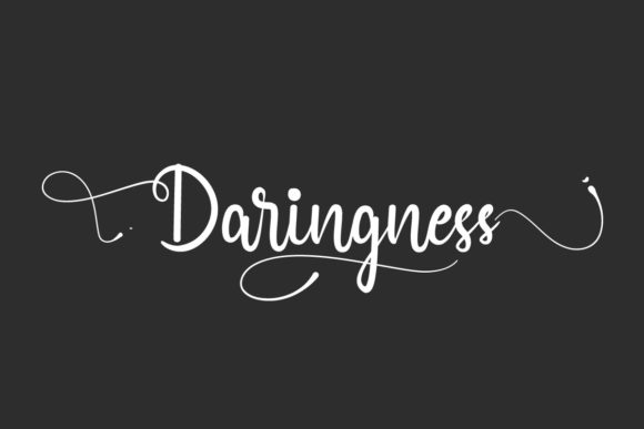 Daringness: A Font for Business Style