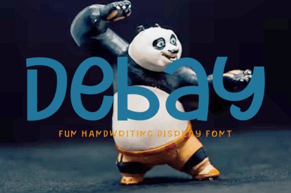 Debay: A Modern Display Font for Web Design