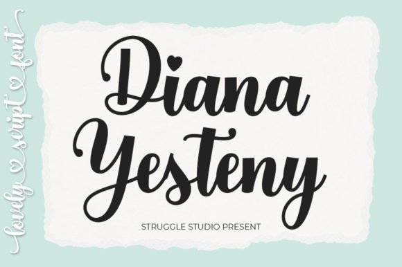 Diana Yesteny Font Review