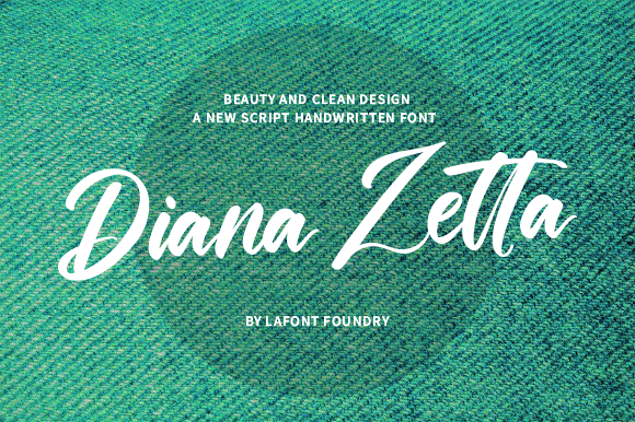Diana Zetta: A Romantic Typeface for Elegant Design