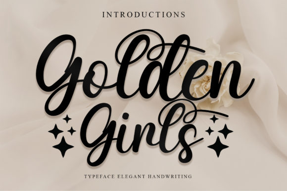 Golden Girls Font for Creative Projects
