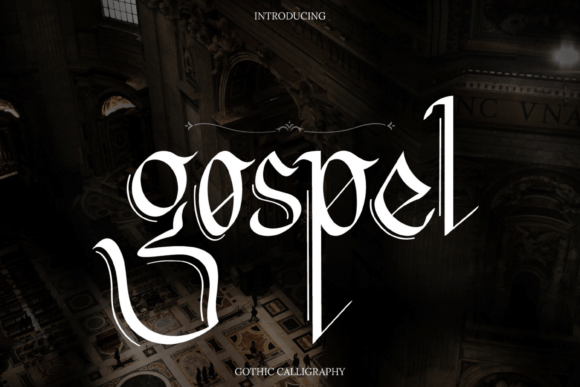 Gospel: A Gothic Font for Web Design