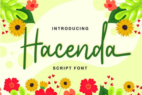 Hacenda: A Playful Handwritten Font
