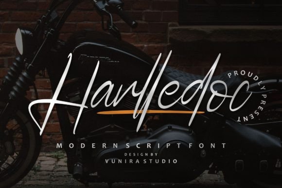 Harlledoc: A Beautiful Script Font