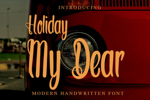 Holiday My Dear: A Font That Speaks Volumes