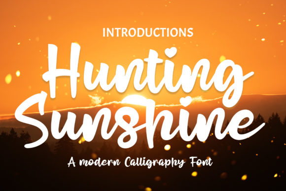 Hunting Sunshine Font for Creative Projects