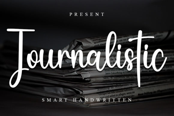 Journalistic: A Stylish Handwritten Font