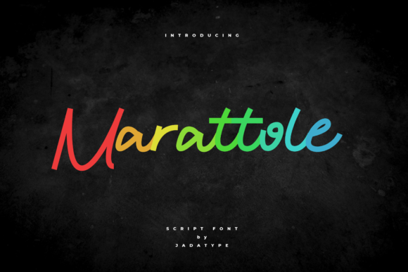 Marattole: Elegant Script Font