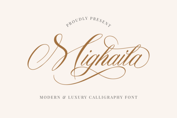 Mighaila: Modern Luxury Calligraphy Font