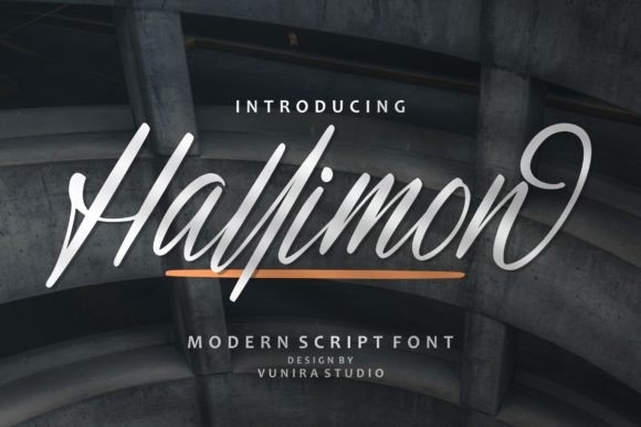 Modern Script Font for Editorial Design