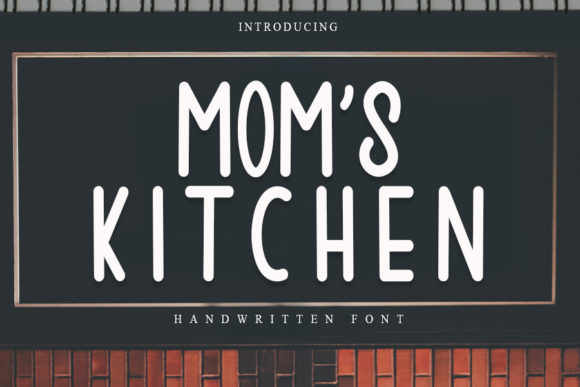 Moms Kitchen: A Modern Font for Elegant Design