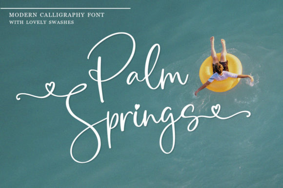 Palm Springs Font: Elegant Script for Crafters