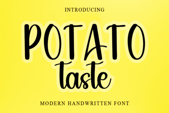 Potato Taste Font for Creative Projects