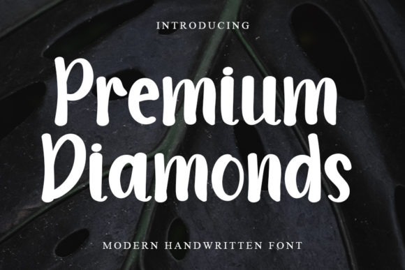 Premium Diamonds Font for Bold Campaigns