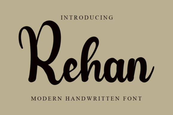 Rehan: A Font That Speaks Clearly