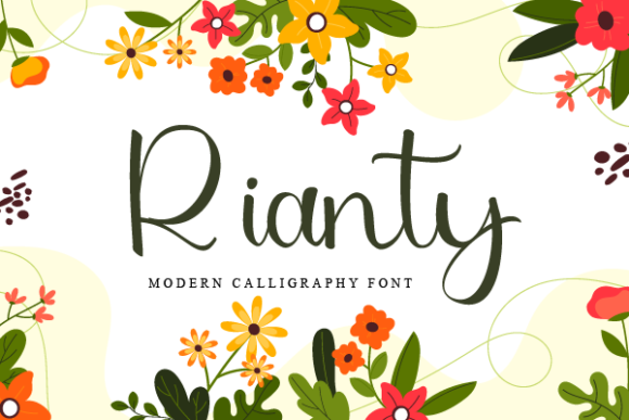 Rianty: A Modern Handwritten Font for Web Design