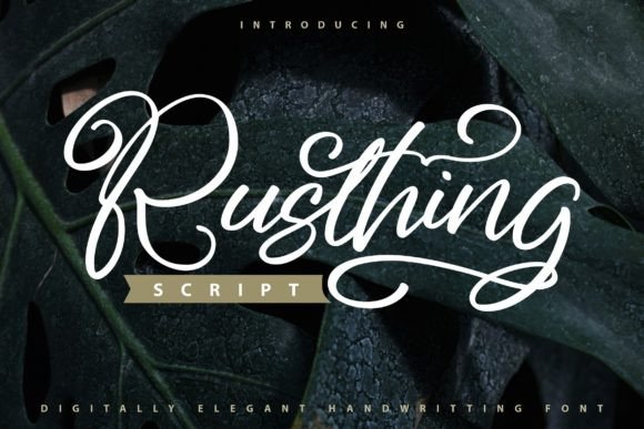 Rusthing: Elegant Handwritten Font