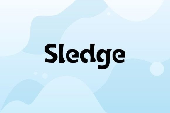 Sledge: A Bold Display Font