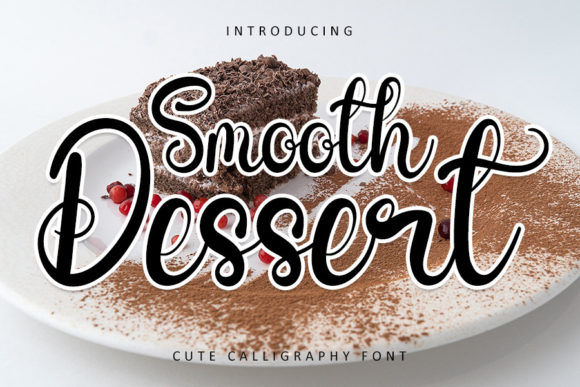 Smooth Dessert Font for Creative Projects