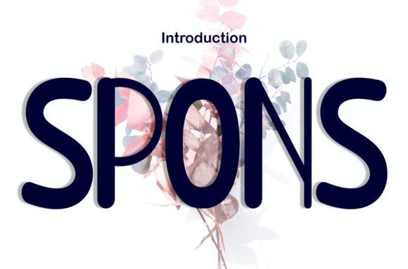 Spons: A Stylish Sans Serif Font