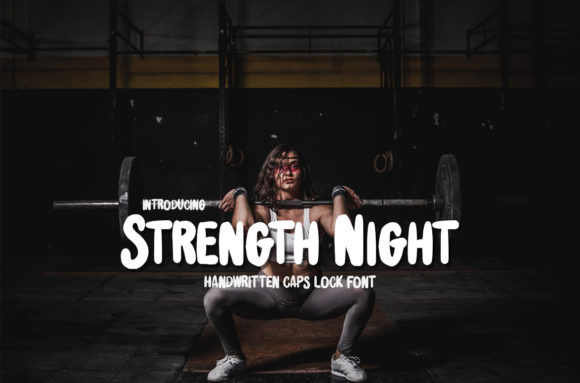 Strength Night: A Font for Business Beauty