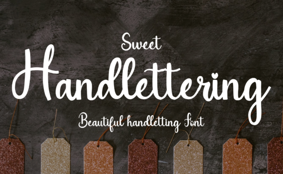 Sweet Handlettering: A Romantic Font for Creative Campaigns