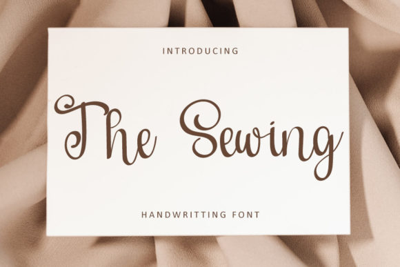 The Sewing: A Stylish Font for Creative Projects
