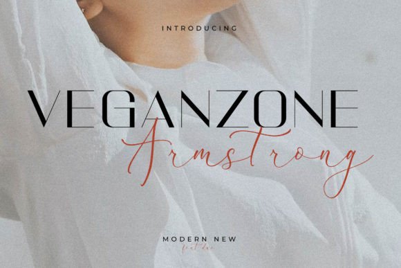 Veganzone Armstrong Duo: A Stylish Font for Editorial Design