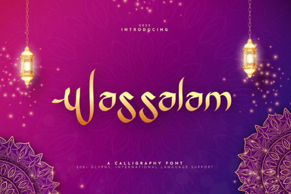 Wassalam: A Handwritten Font for Elegant Design